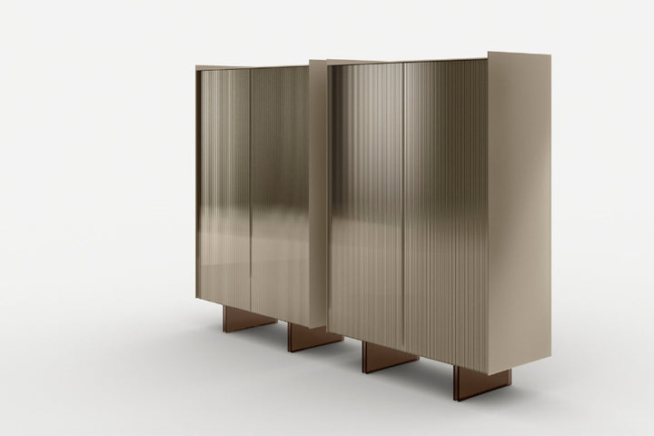Aterea Highboard Large Cabinet Bar Cabinets + Carts Tonelli