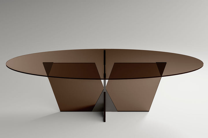 Crossover Oval Dining Table Dining Tables Tonelli