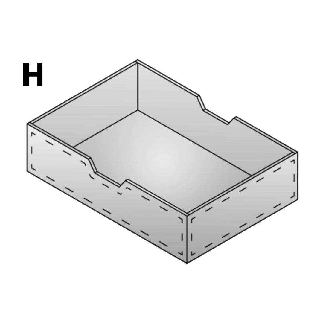 H Drawer for Como Collection Parts Tonelli