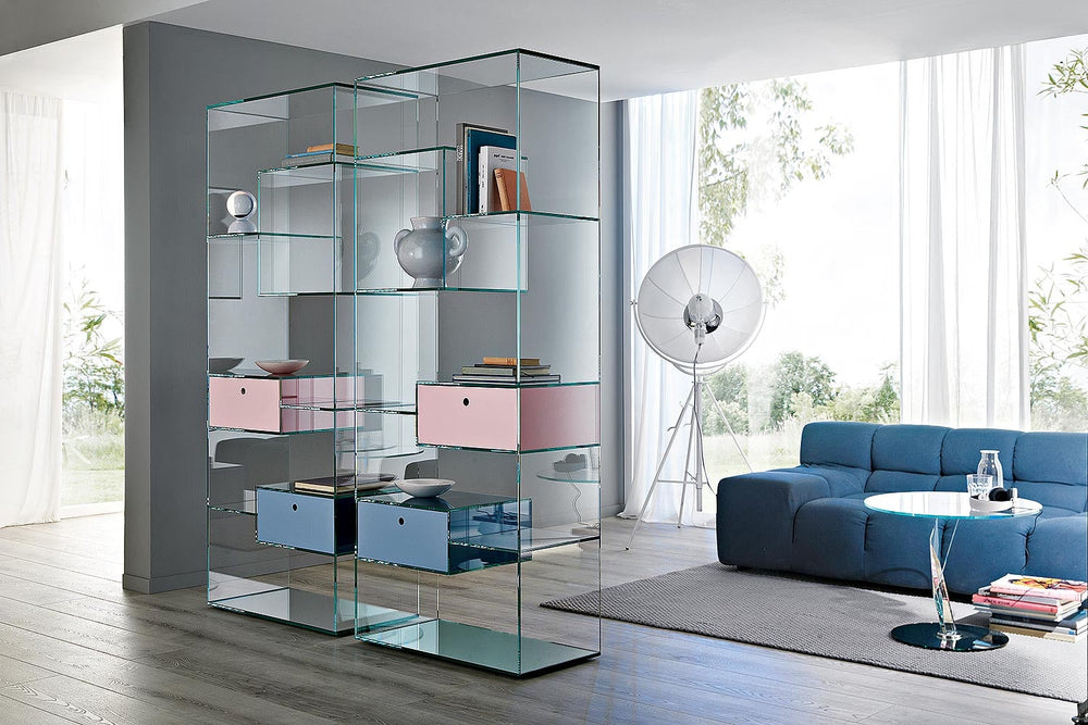 Liber Wide Bookcase Bookshelves Tonelli