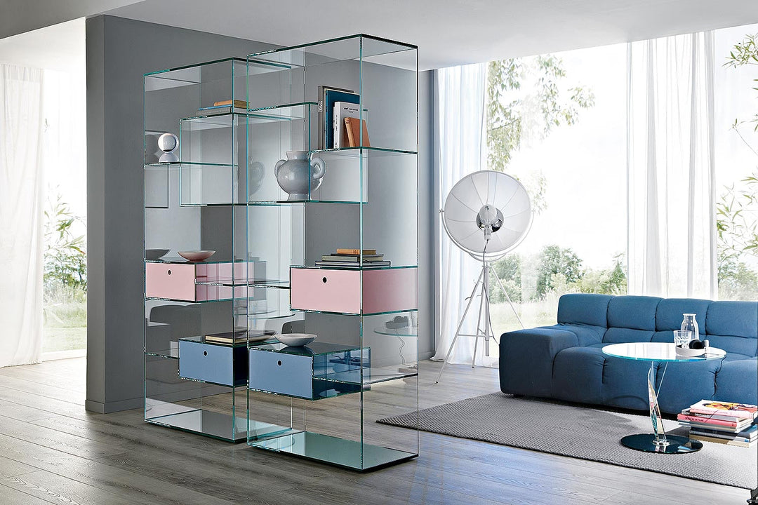 Liber Wide Bookcase Bookshelves Tonelli
