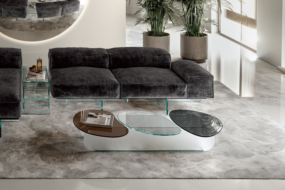 Lilypad Glass Coffee Table Coffee Tables Tonelli