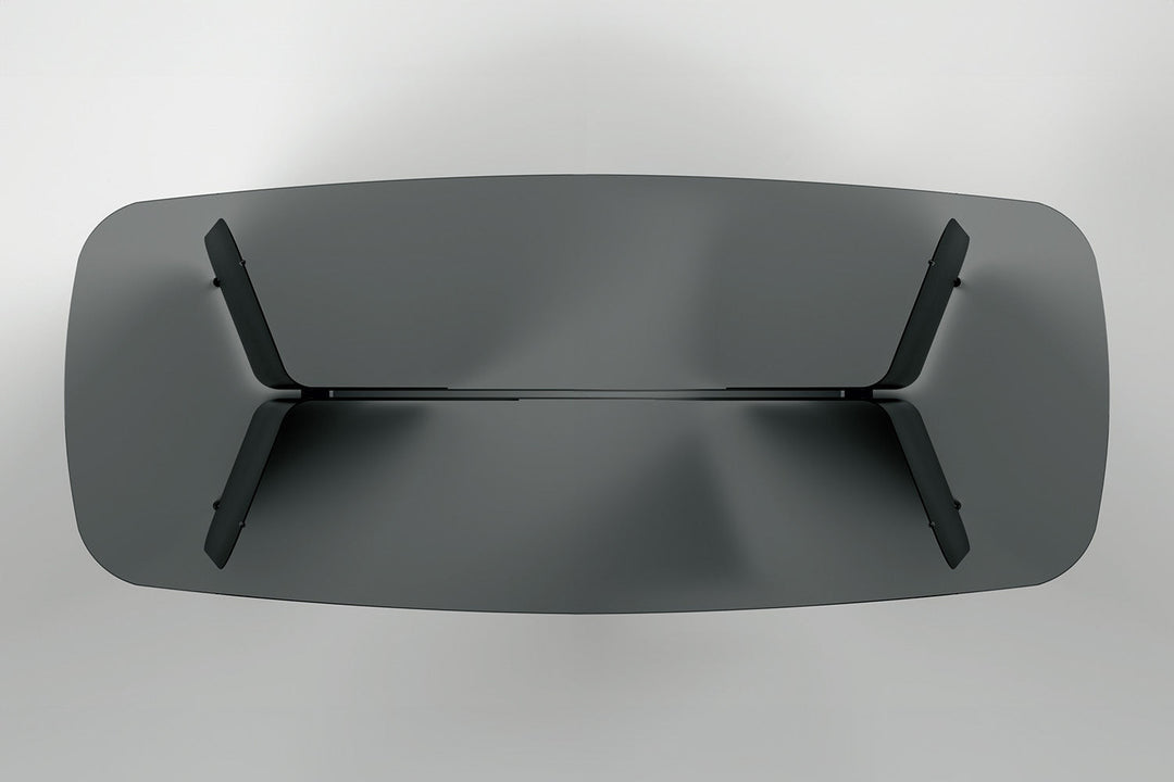 Pleat Glass Dining Table Dining Tables Tonelli