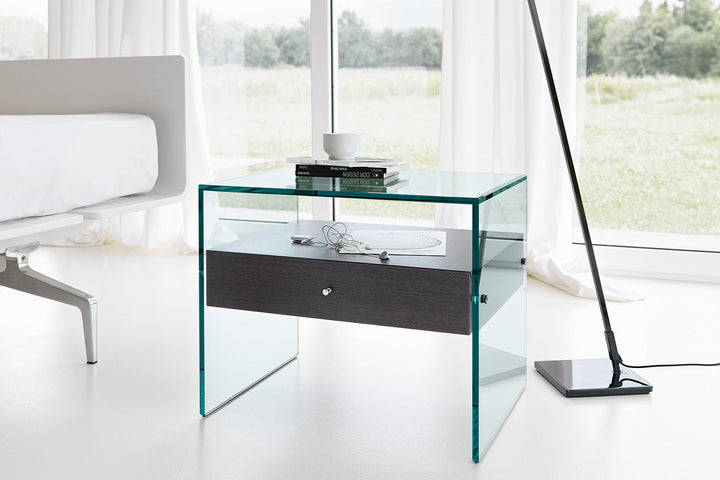 Secret Glass Nightstand Nightstands Tonelli