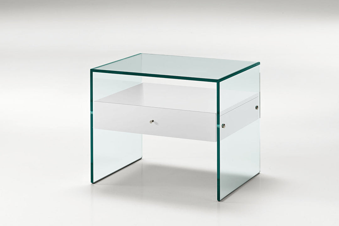 Secret Glass Nightstand Nightstands Tonelli