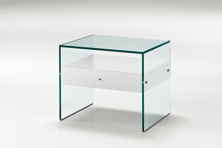 Secret Glass Nightstand Nightstands Tonelli