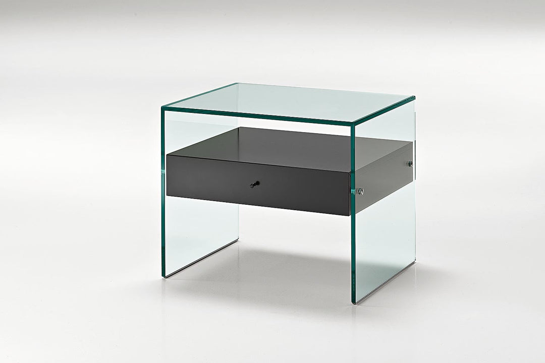 Secret Glass Nightstand Nightstands Tonelli
