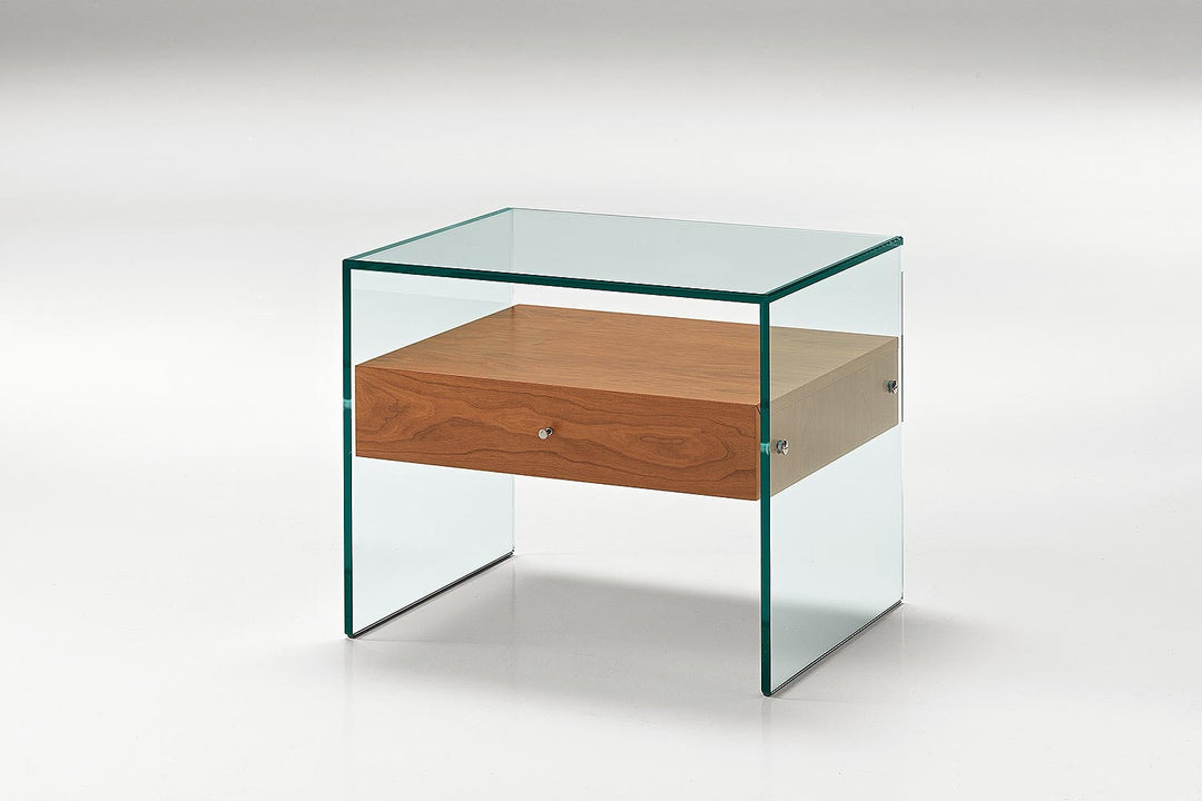 Secret Glass Nightstand Nightstands Tonelli