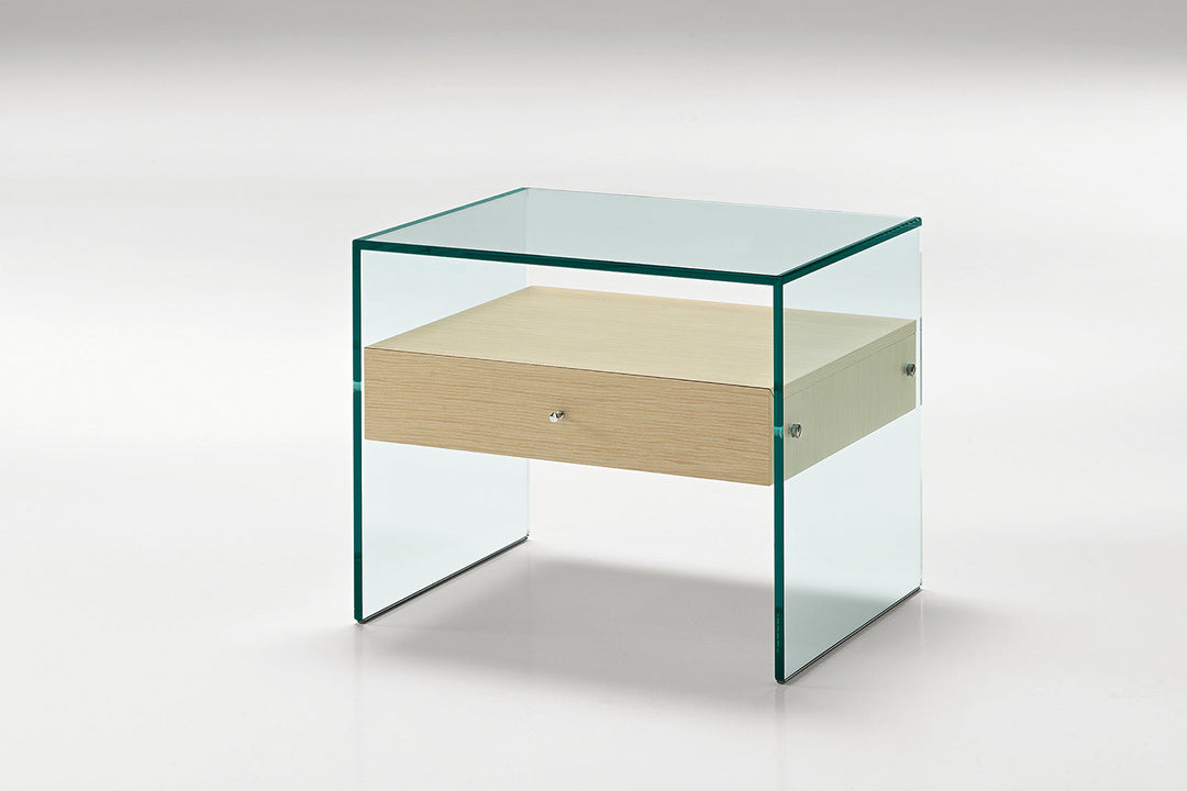 Secret Glass Nightstand Nightstands Tonelli