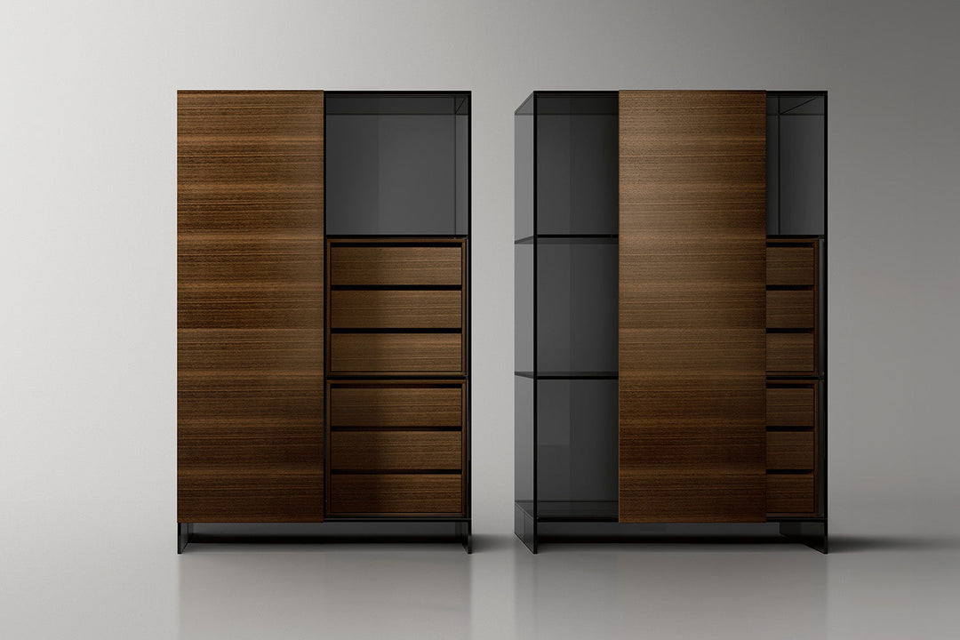 Shoji Wood Cupboard Sideboards Tonelli