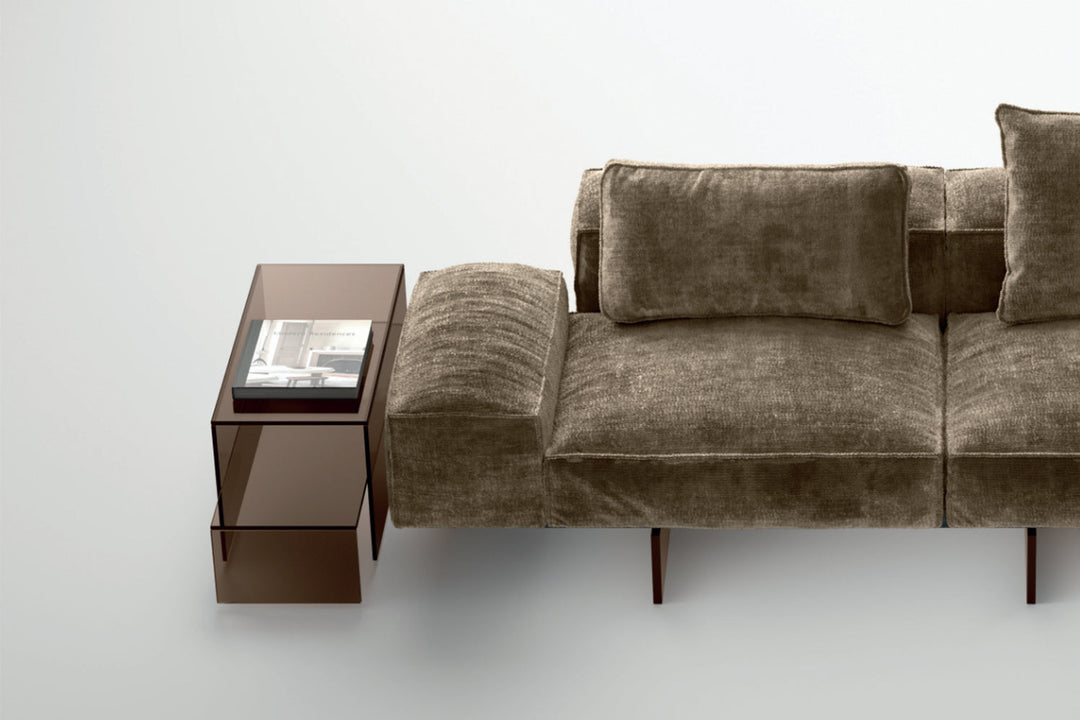Soft Glass End Table End Tables Tonelli