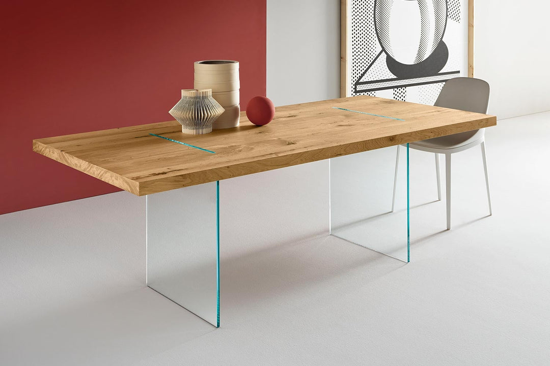 Tavolante Aged Oak Dining Table Dining Tables Tonelli