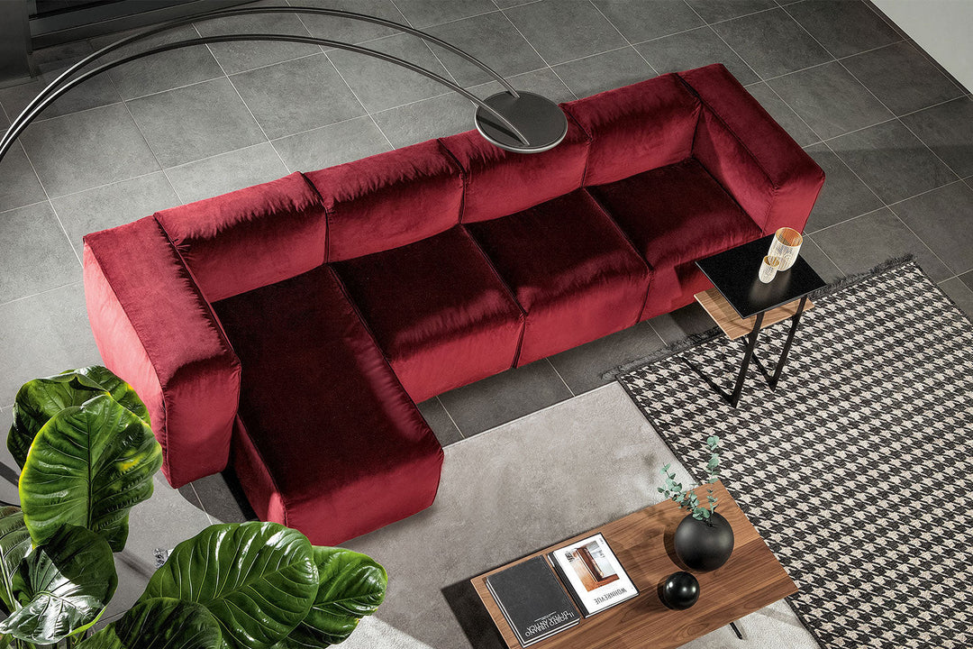 Astoria Sectional Sofa With Chaise Sectionals Tonin Casa