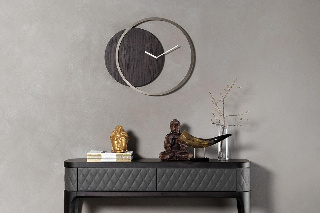 Circle Clock Clocks Tonin Casa