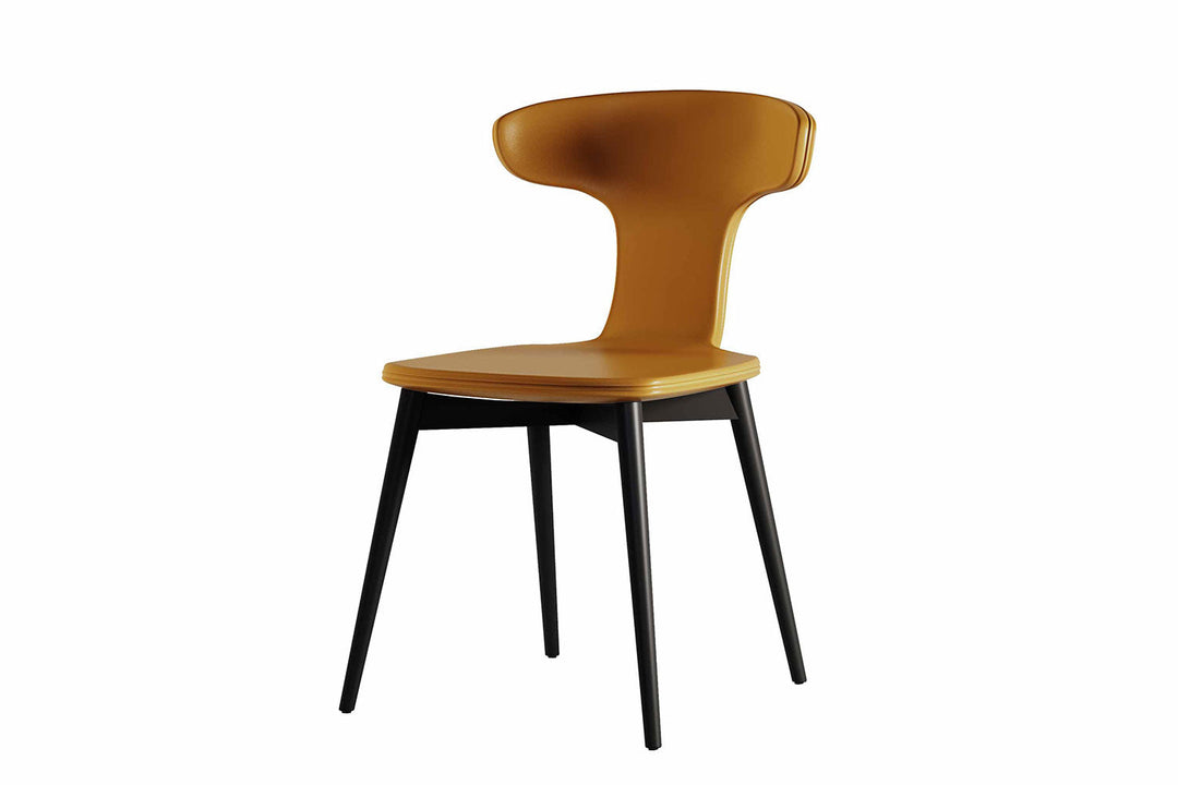 Dauphine Hard Leather Dining Chair Dining Chairs Tonin Casa