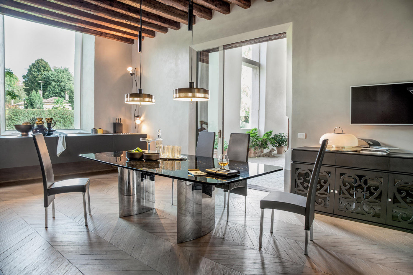 Tonin Casa Manhattan Dining Table - Thumbnail 3