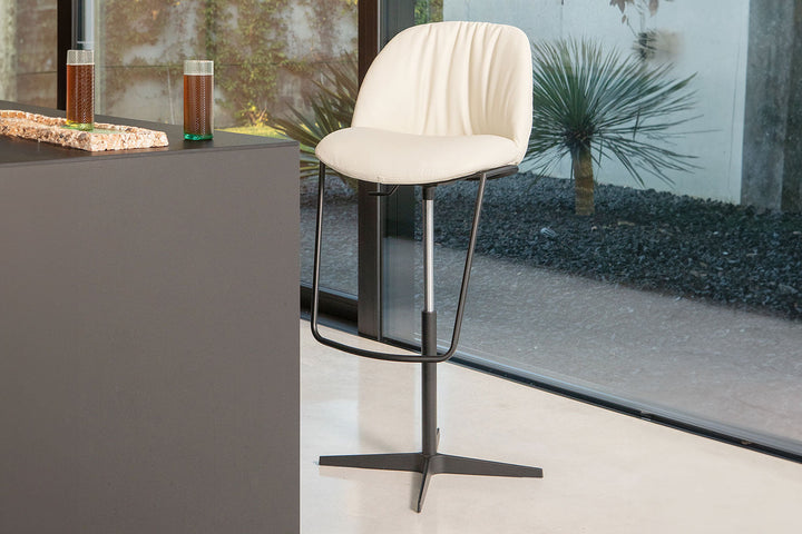 Olympia Adjustable Stool Bar + Counter Stools Tonin Casa