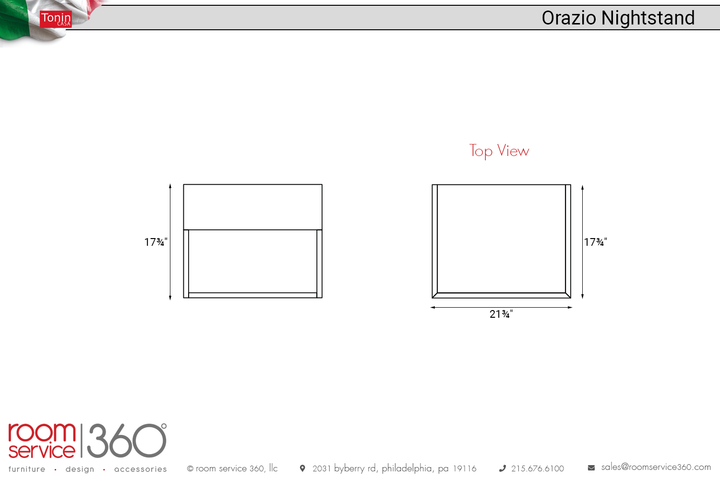 Tonin Casa Orazio Nightstand