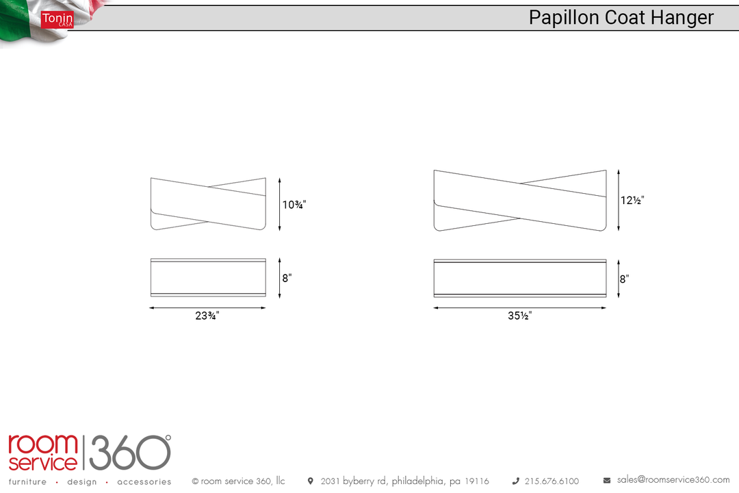 Tonin Casa Papillon Coat Hanger