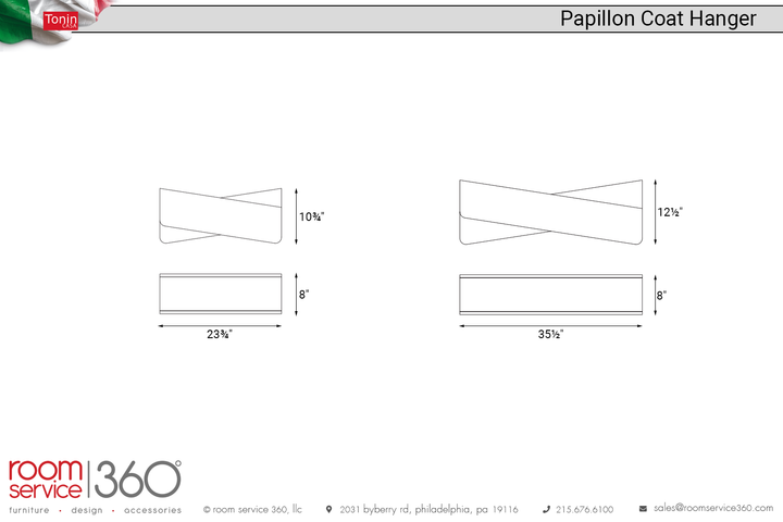 Tonin Casa Papillon Coat Hanger