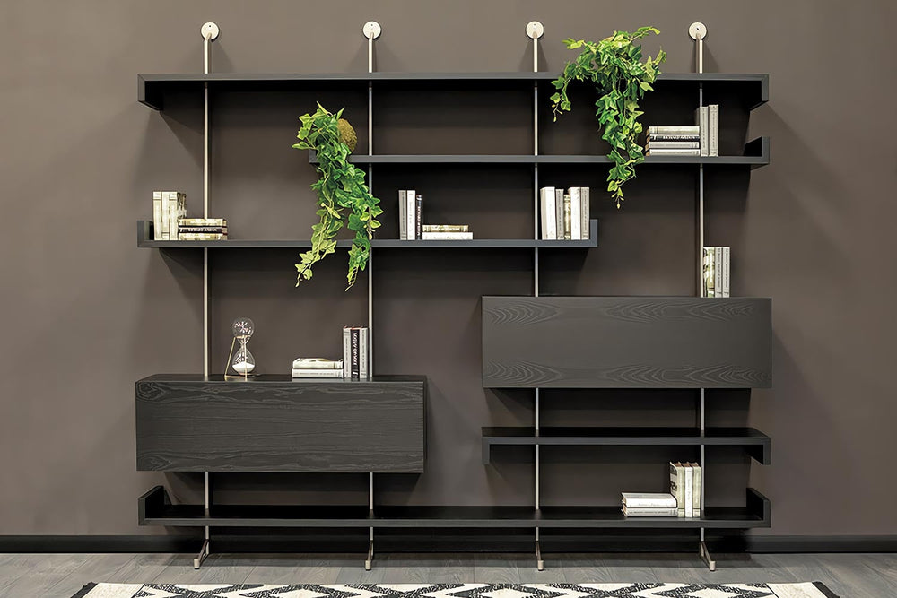 Plan Bookshelf Bookshelves Tonin Casa