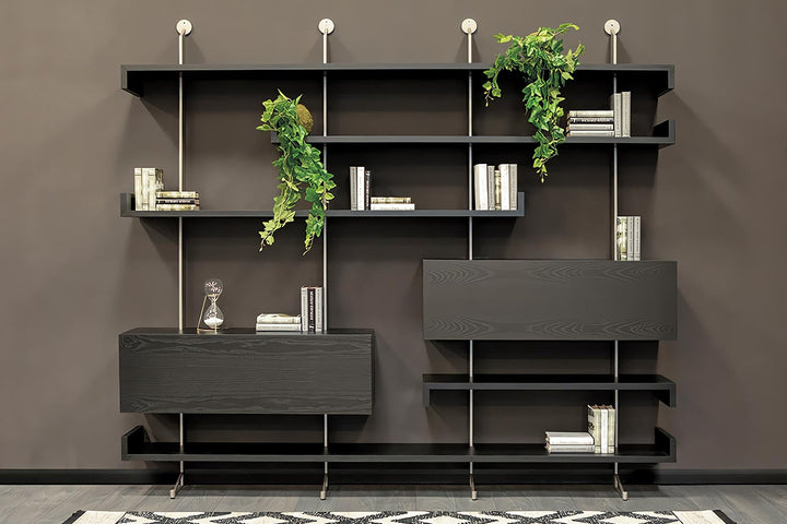 Plan Bookshelf Bookshelves Tonin Casa