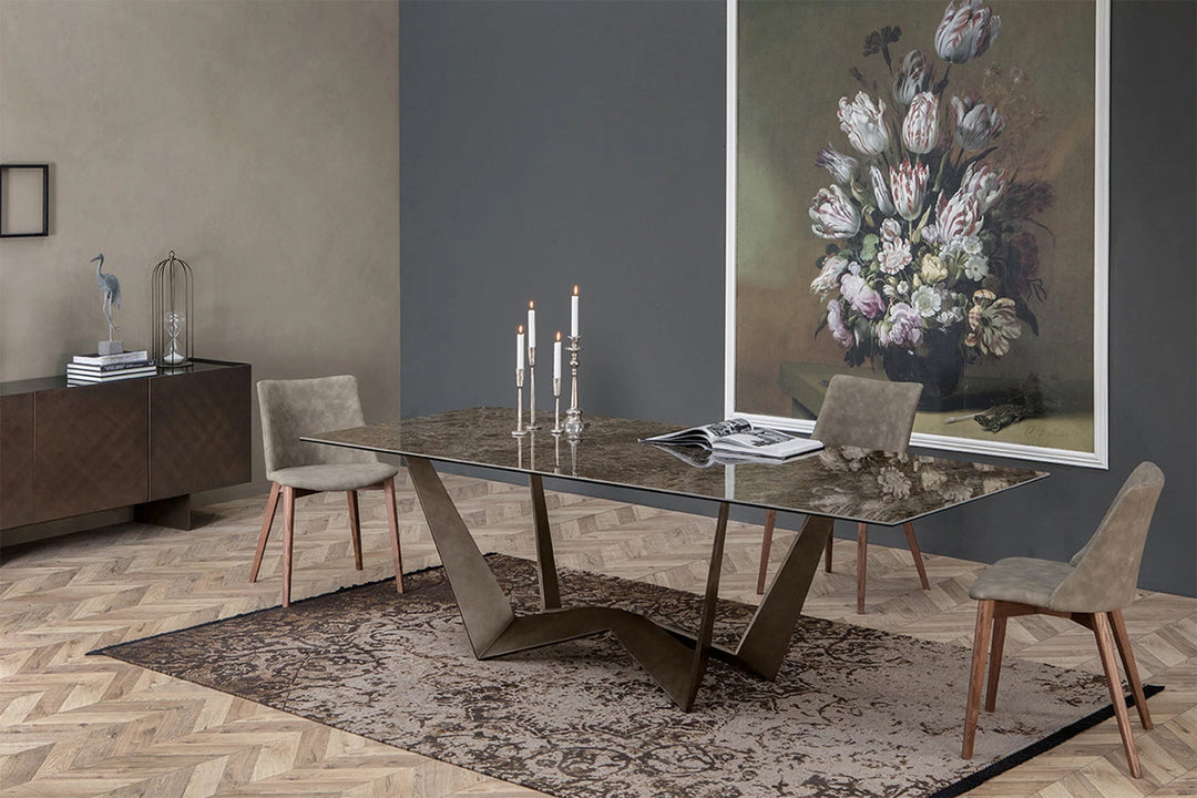 Reverse Ceramic Dining Table Dining Tables Tonin Casa