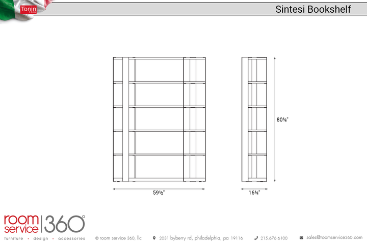 Tonin Casa Sintesi Bookshelf