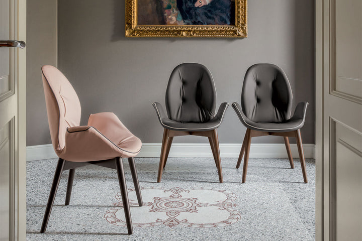 Sorrento Wood Armchair Dining Chairs Tonin Casa