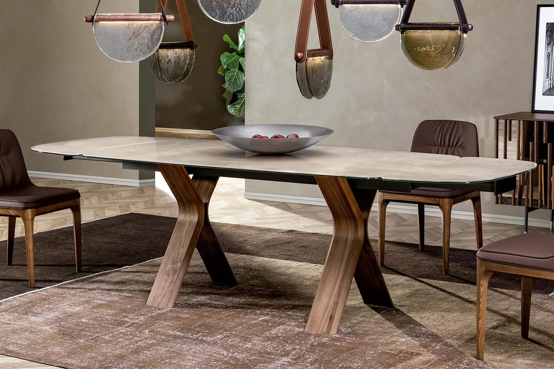 Still Barrel Extension Dining Table Dining Tables Tonin Casa