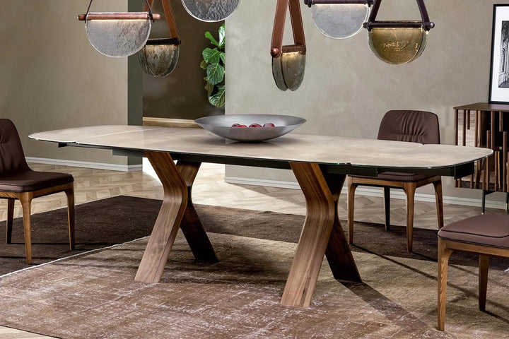 Still Barrel Extension Dining Table Dining Tables Tonin Casa