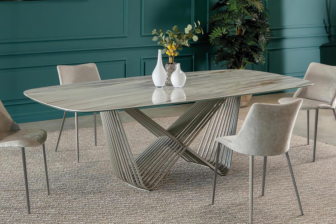 Tenso Ceramic Dining Table Dining Tables Tonin Casa