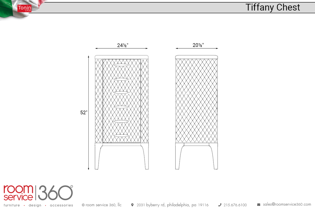 Tonin Casa Tiffany Chest