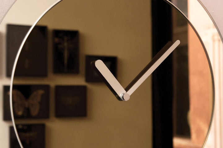 Timeless Mirror With Clock Mirrors Tonin Casa