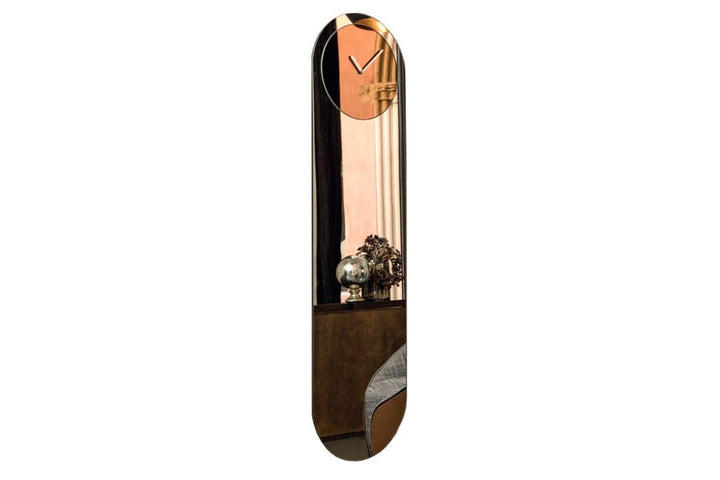 Timeless Mirror With Clock Mirrors Tonin Casa