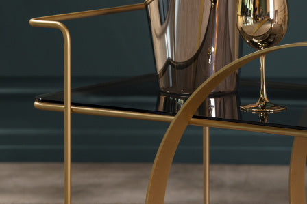 Venanzio Trolley Bar Cabinets + Carts Tonin Casa