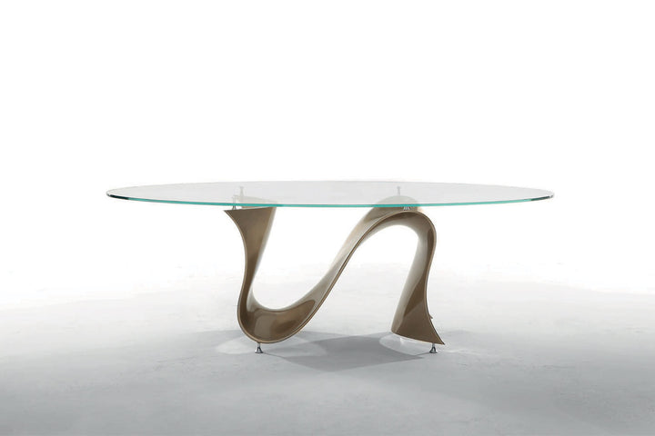 Wave Glass Dining Table Dining Tables Tonin Casa