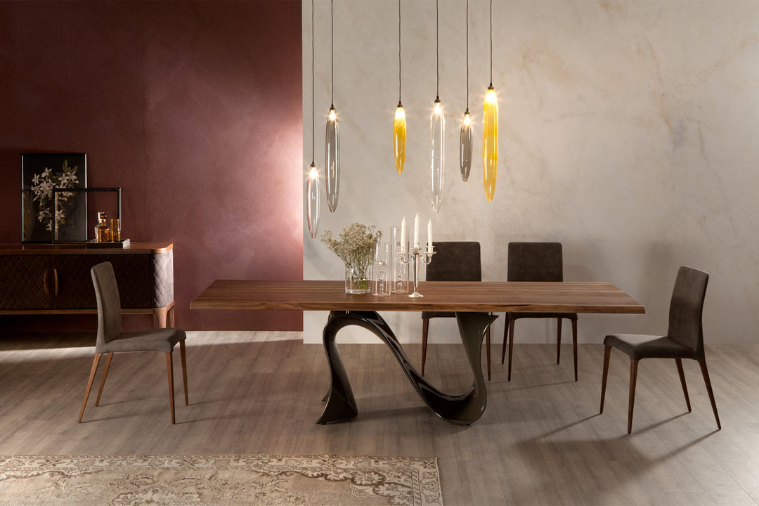 Wave Wood Dining Table Dining Tables Tonin Casa