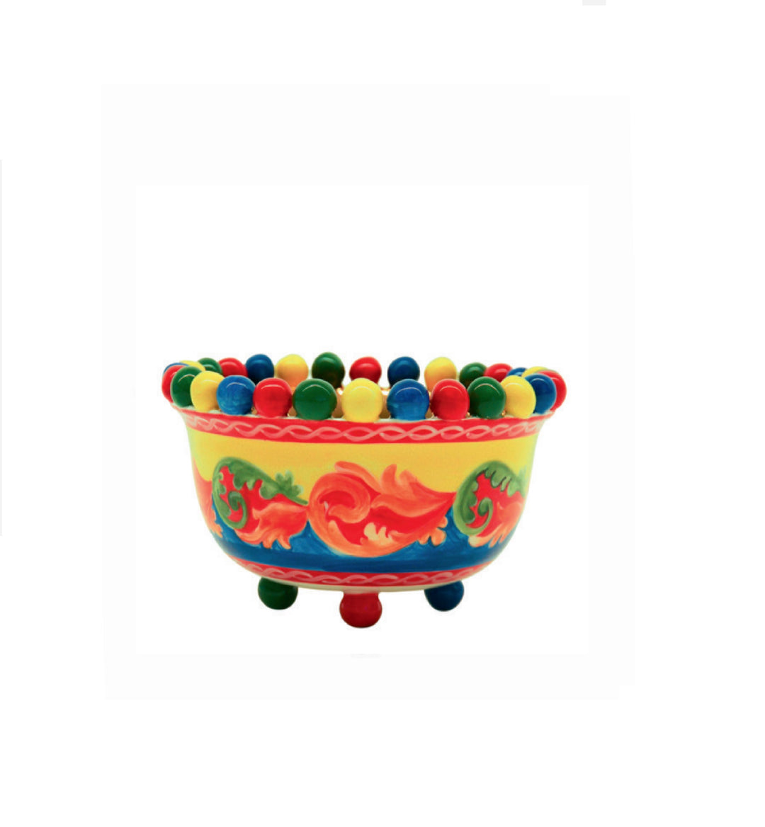 LARGE BOWL WITH COLORED SMALL BALLS Decorative Bowls Dolce&Gabbana   