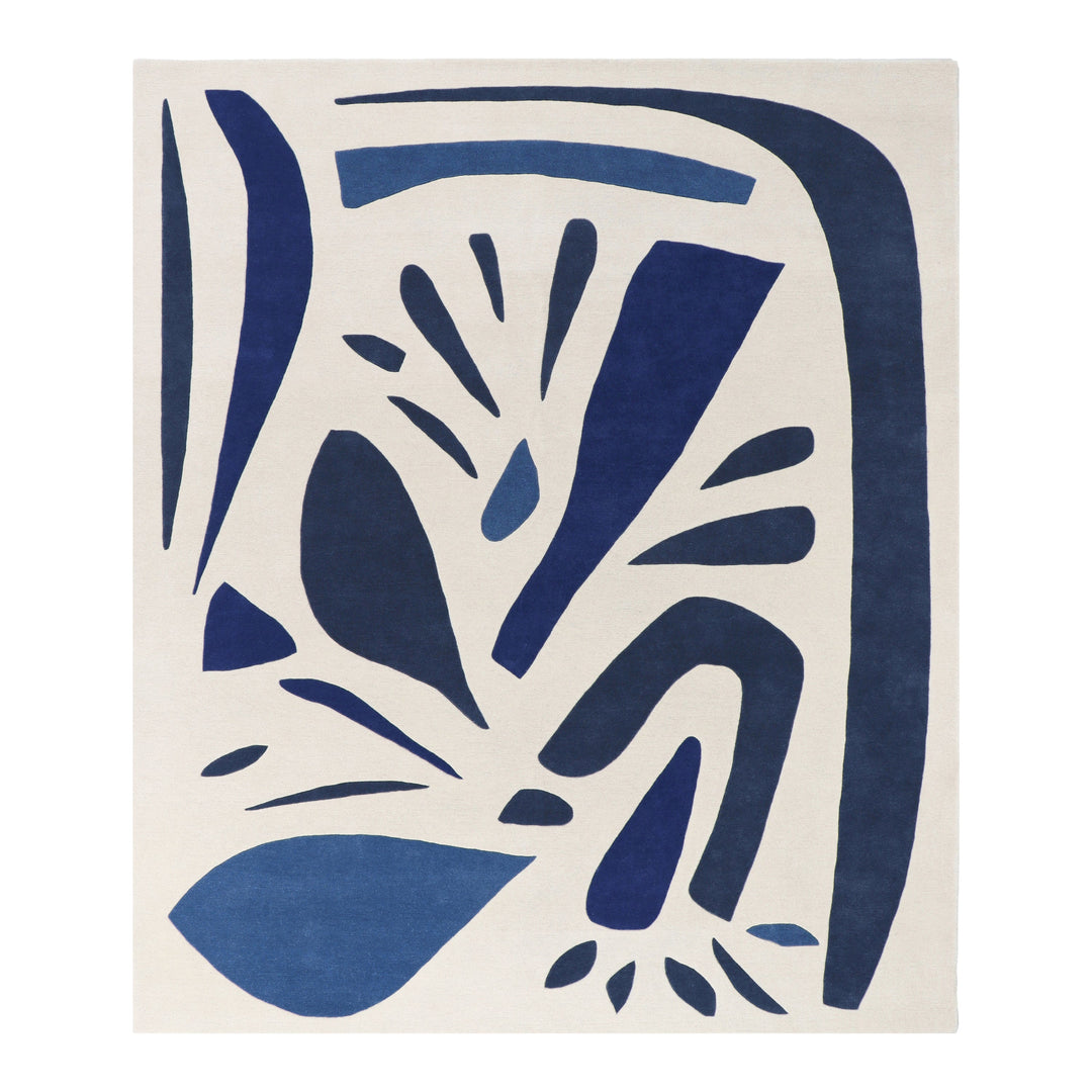 Alpha Rug Rugs Toulemonde Bochart Bleu Small: 5 ft 7 in x 6 ft 7 in