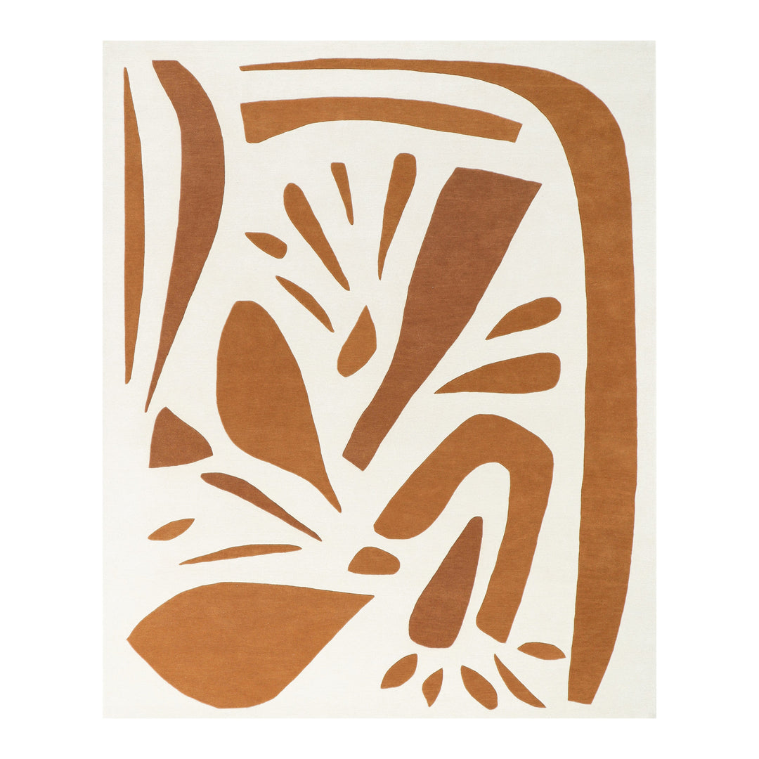 Alpha Rug Rugs Toulemonde Bochart Terracotta Small: 5 ft 7 in x 6 ft 7 in