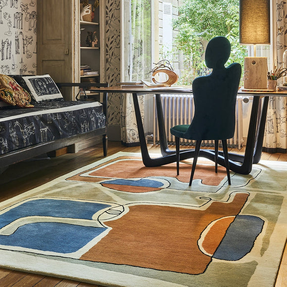 Bleu Des Yeux Rug Rugs Toulemonde Bochart