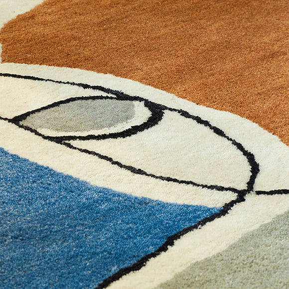 Bleu Des Yeux Rug Rugs Toulemonde Bochart