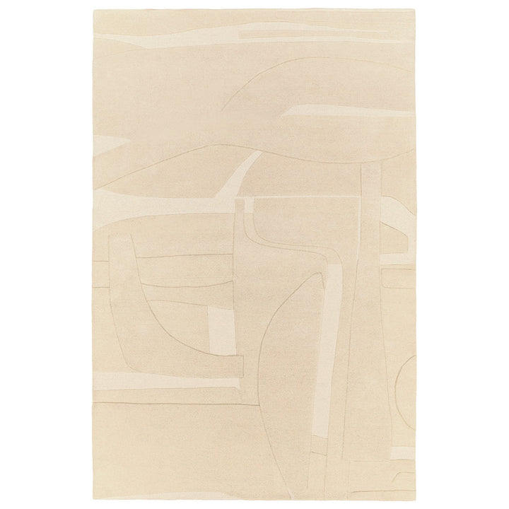 Collage Rug Rugs Toulemonde Bochart Beige Small: 5 ft 7 in x 7 ft 11 in