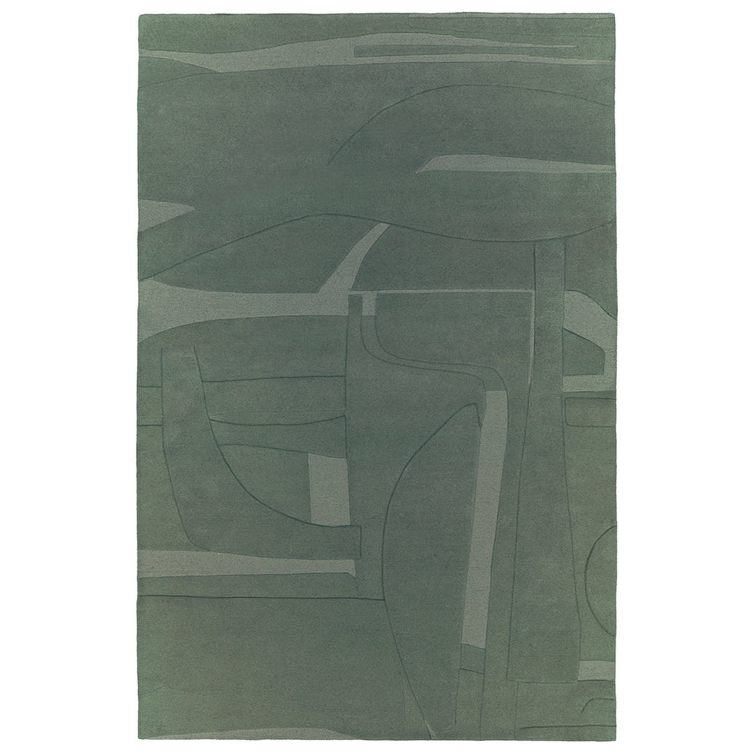 Collage Rug Rugs Toulemonde Bochart Sage Small: 5 ft 7 in x 7 ft 11 in