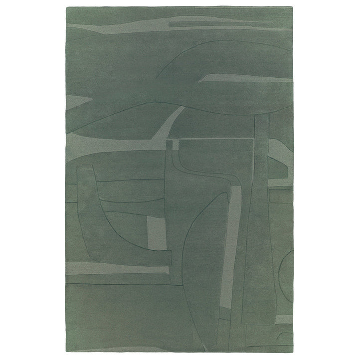 Collage Rug Rugs Toulemonde Bochart Sage Small: 5 ft 7 in x 7 ft 11 in