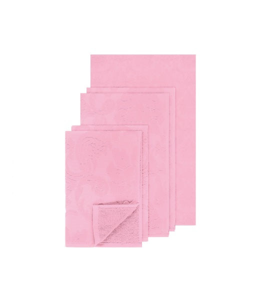 SET OF 5 DG LOGO JACQUARD TOWELS Bathroom Accessories Dolce&Gabbana   