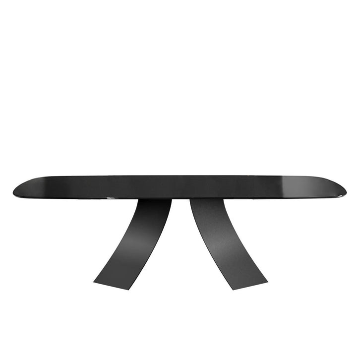 TWIST GLASS TOP DINING TABLE Tables Eforma   
