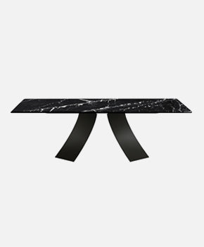 TWIST MARBLE TOP DINING TABLE Tables Eforma   