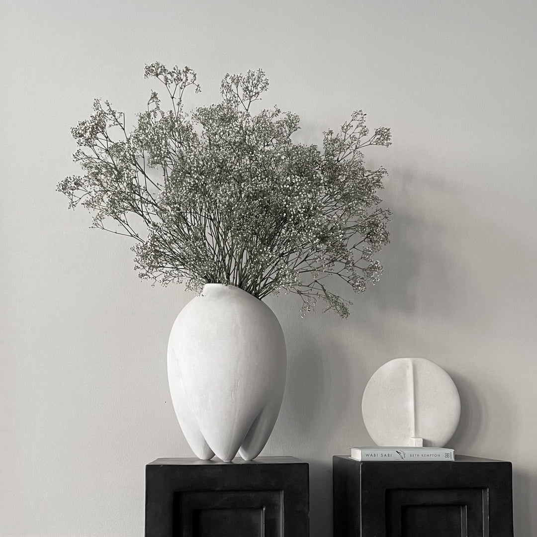 Sumo Vase, Slim - Bone White Vases 101 Copenhagen   